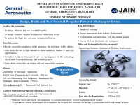 Design, Build and Test Toroidal Propeller Powered Multicopter Drone 2023 Summer Internship Program Poster
